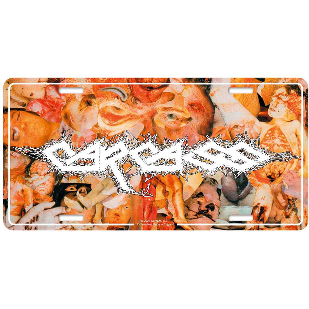 Carcass - Reek Of Putrefaction Metallwand Zeichen - Mehrfarben